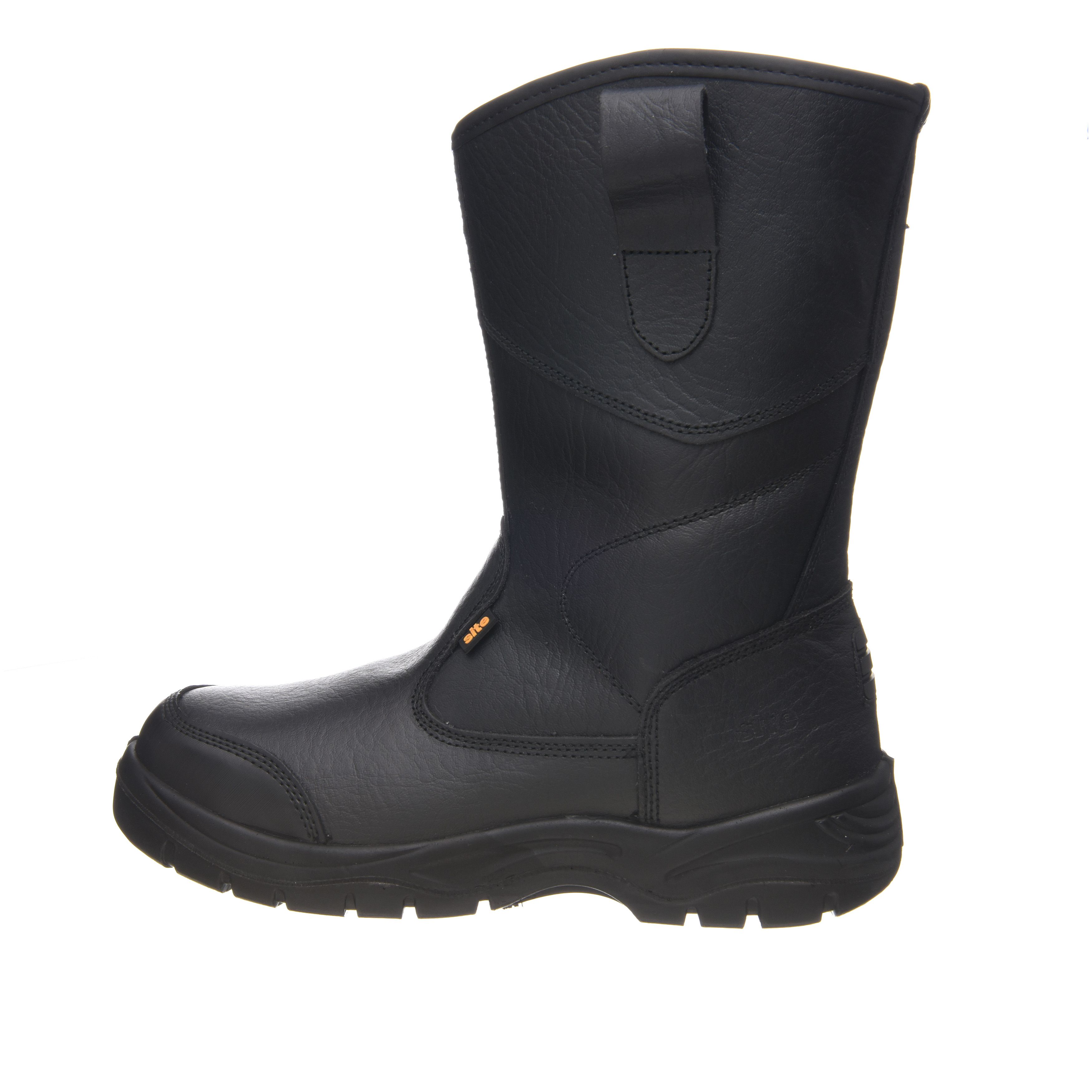 Site Gravel Black Rigger boots, Size 10 | DIY at B&Q