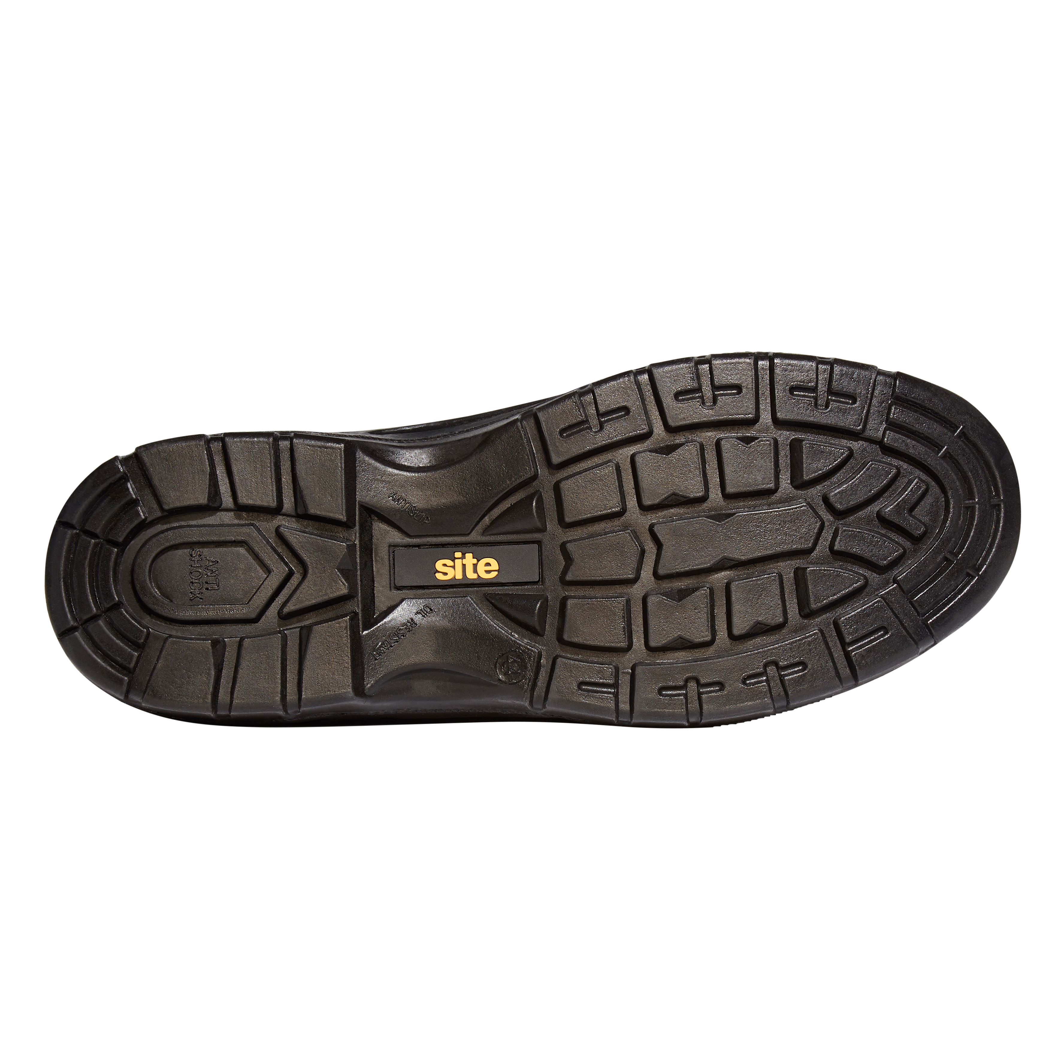 Site Gravel Black Rigger boots, Size 10