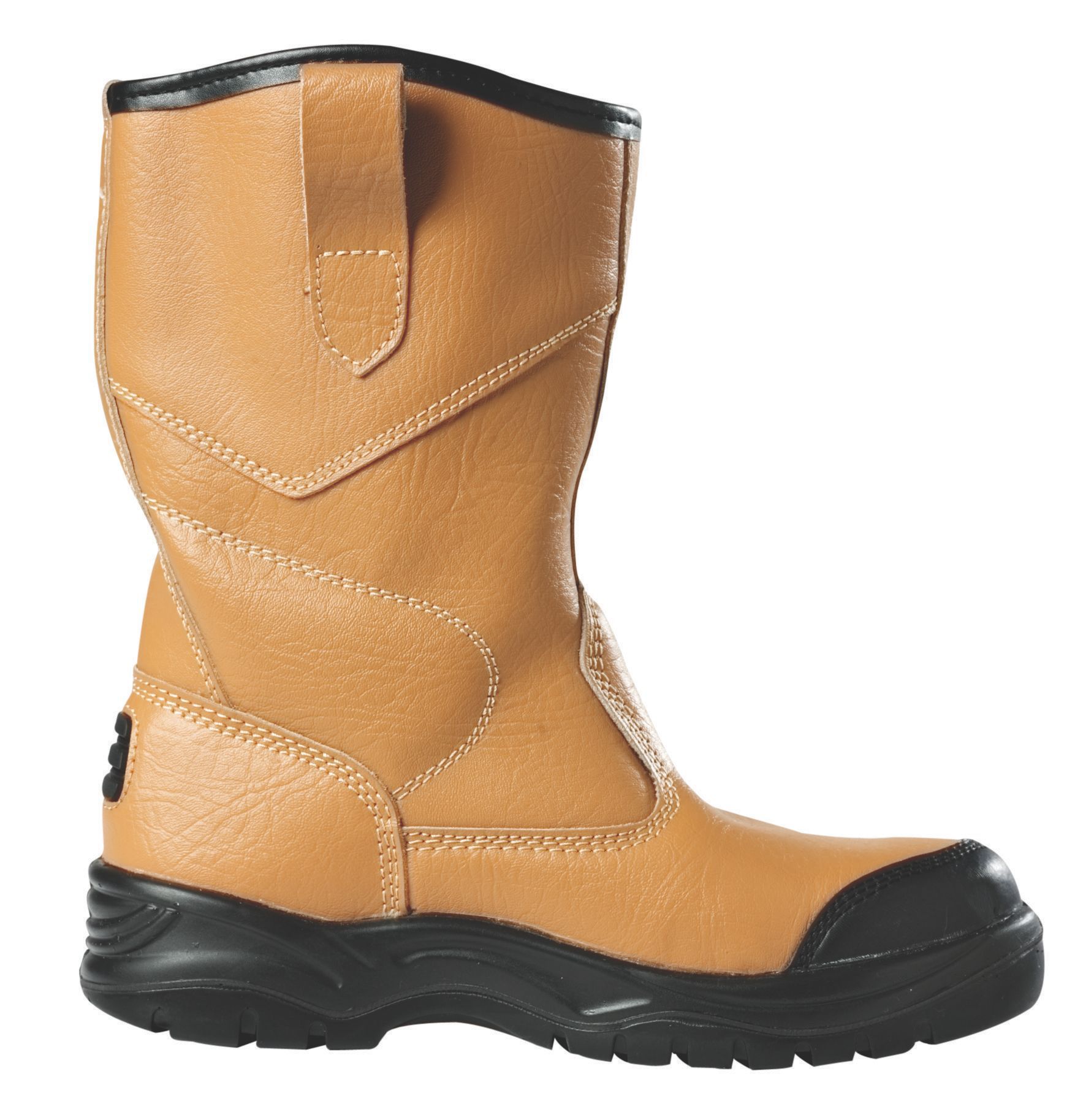 Site Gravel Tan Rigger boots, Size 10