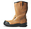 Site Gravel Tan Rigger boots, Size 10