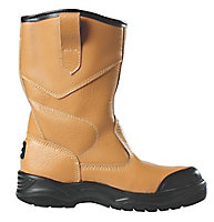 Site Gravel Tan Rigger boots, Size 11