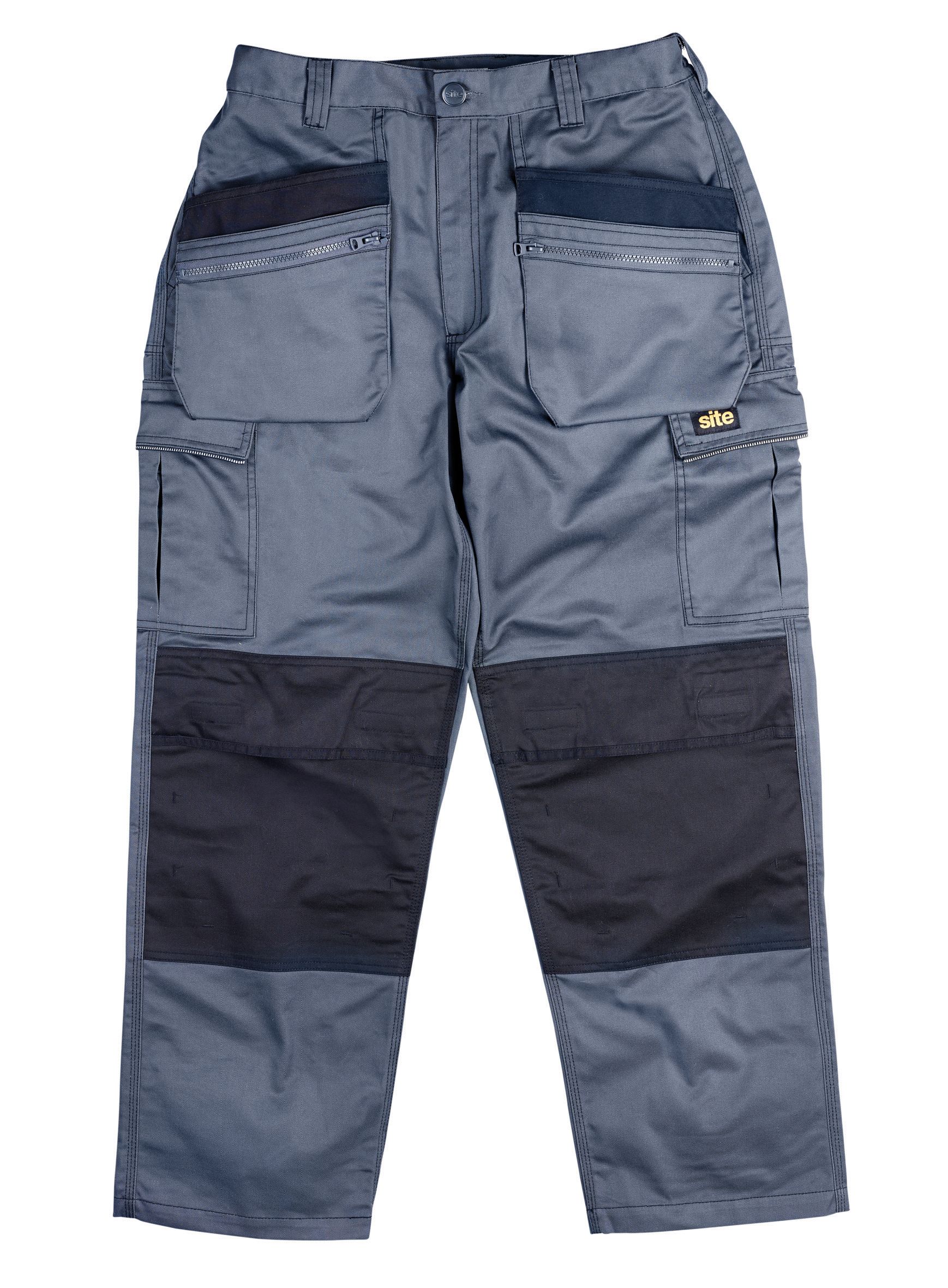 Site Greyhound Grey Trousers, W32