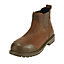 Site Hallissey Brown Dealer boots, Size 8