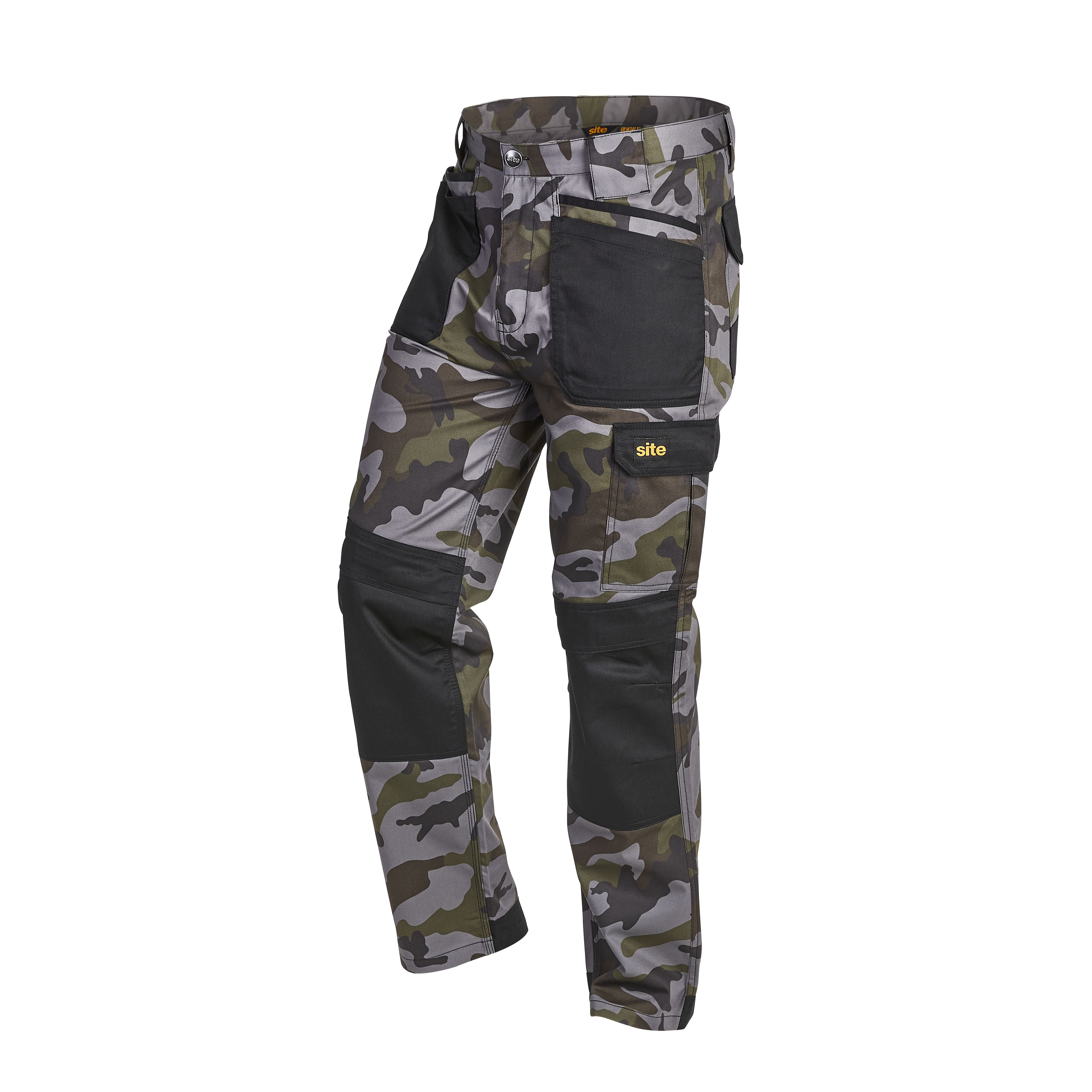 Site Harrier Camouflage Men's Multi-pocket trousers, W32