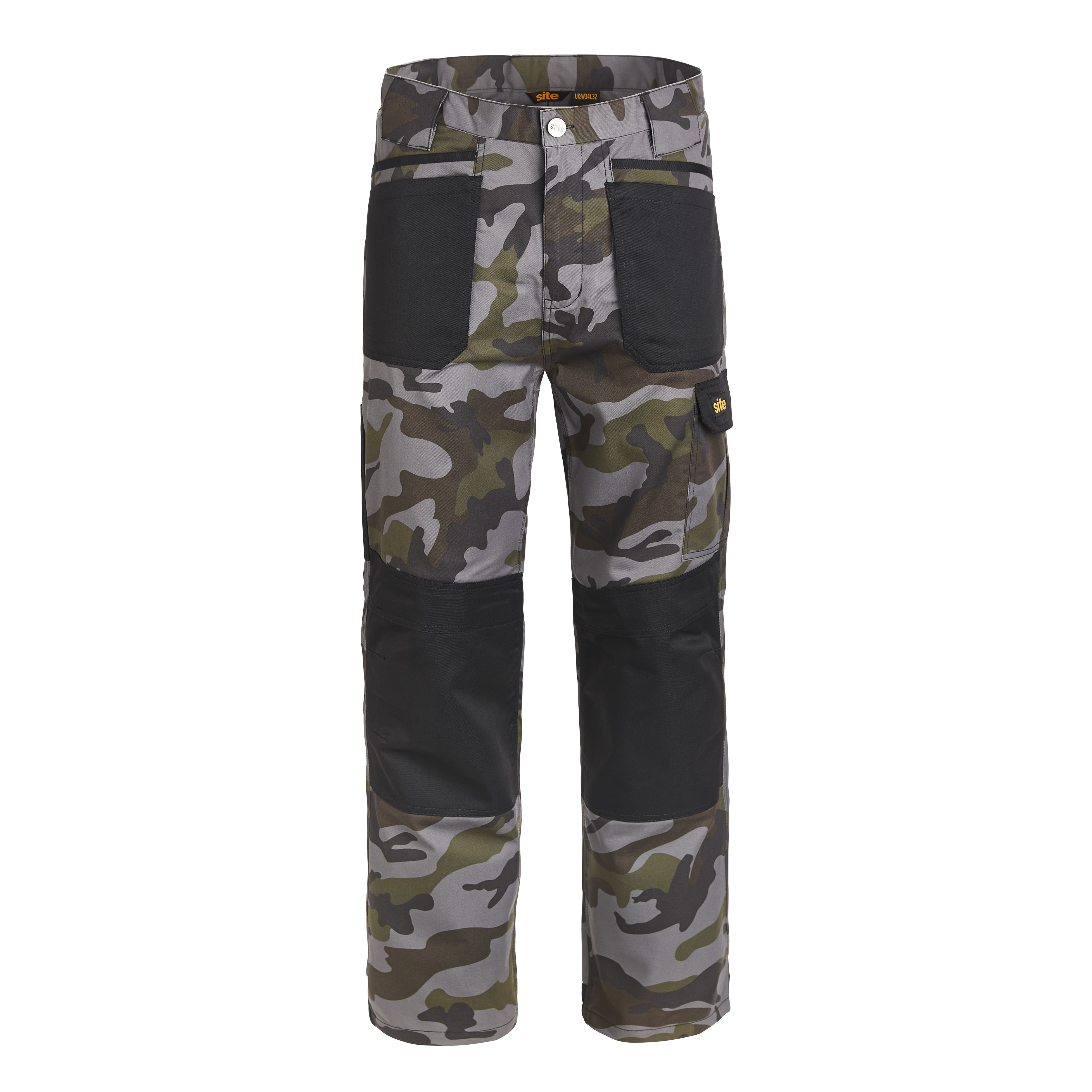 Site Harrier Camouflage Men's Multi-pocket trousers, W34