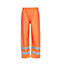 Site Huske Orange Waterproof Hi-vis trousers, Large