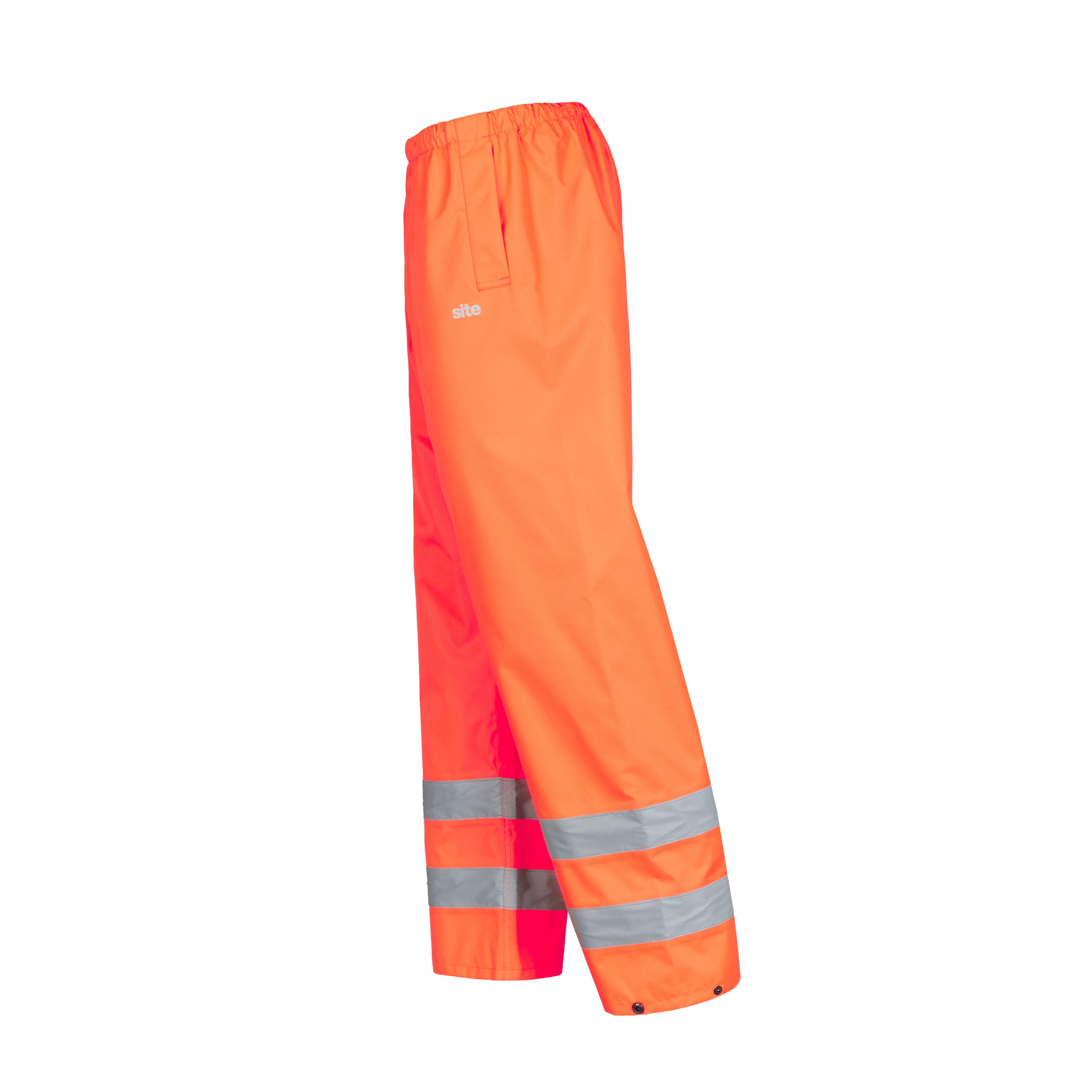 Site Huske Orange Waterproof Hi-vis trousers, Large