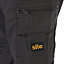 Site Jackal Black & grey Men's Trousers, W30" L32"