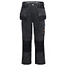 Site Jackal Black & grey Men's Trousers, W36" L32" (XL)