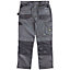 Site Jackal Grey/Black Men's Trousers, W30" L30"