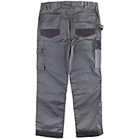 Site Jackal Grey/Black Men's Trousers, W40" L32"