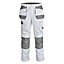 Site Jackal White/Grey Men's Trousers, W30" L32"