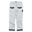 Site Jackal White/Grey Men's Trousers, W34" L32"