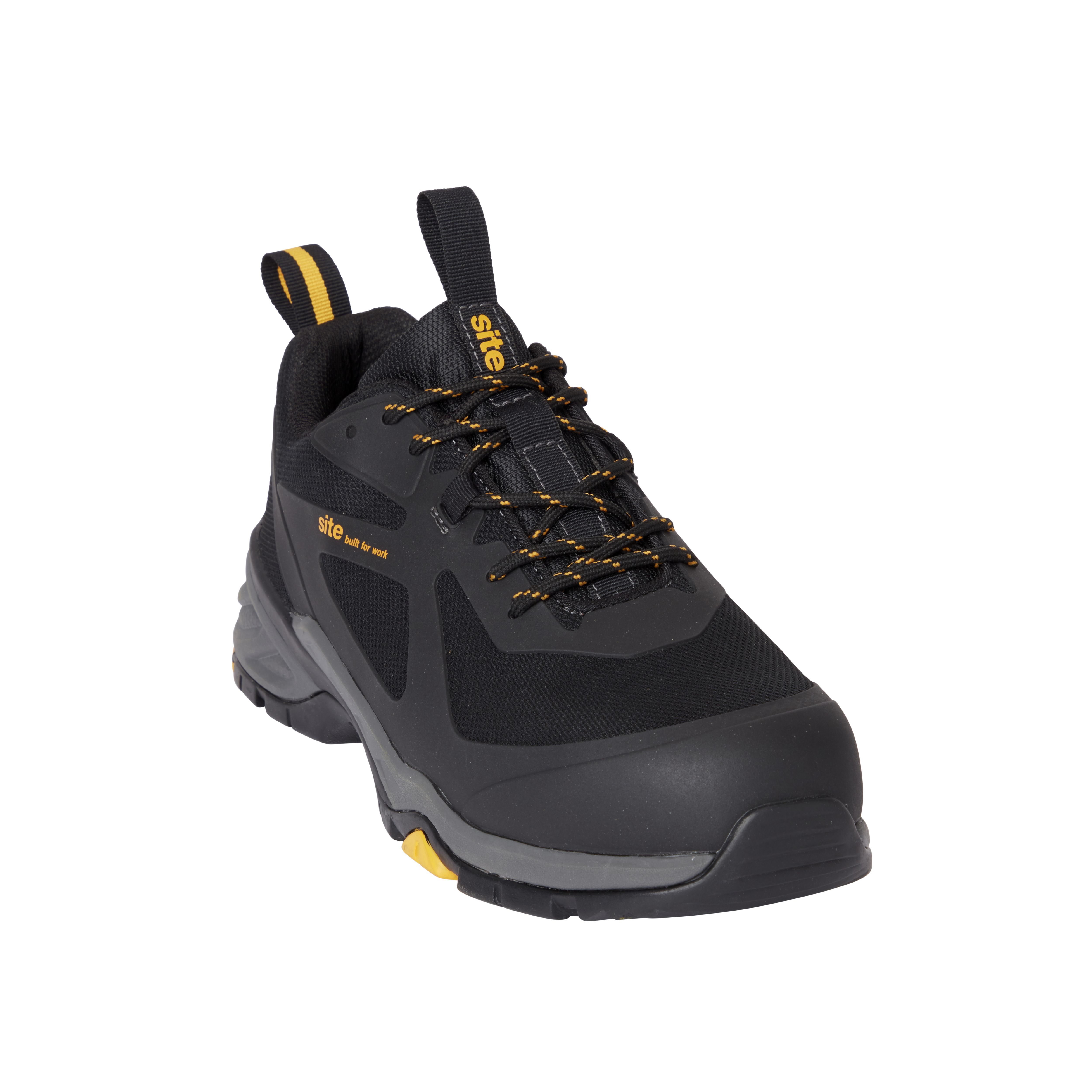 Site Jarosite Black Safety trainers, Size 9
