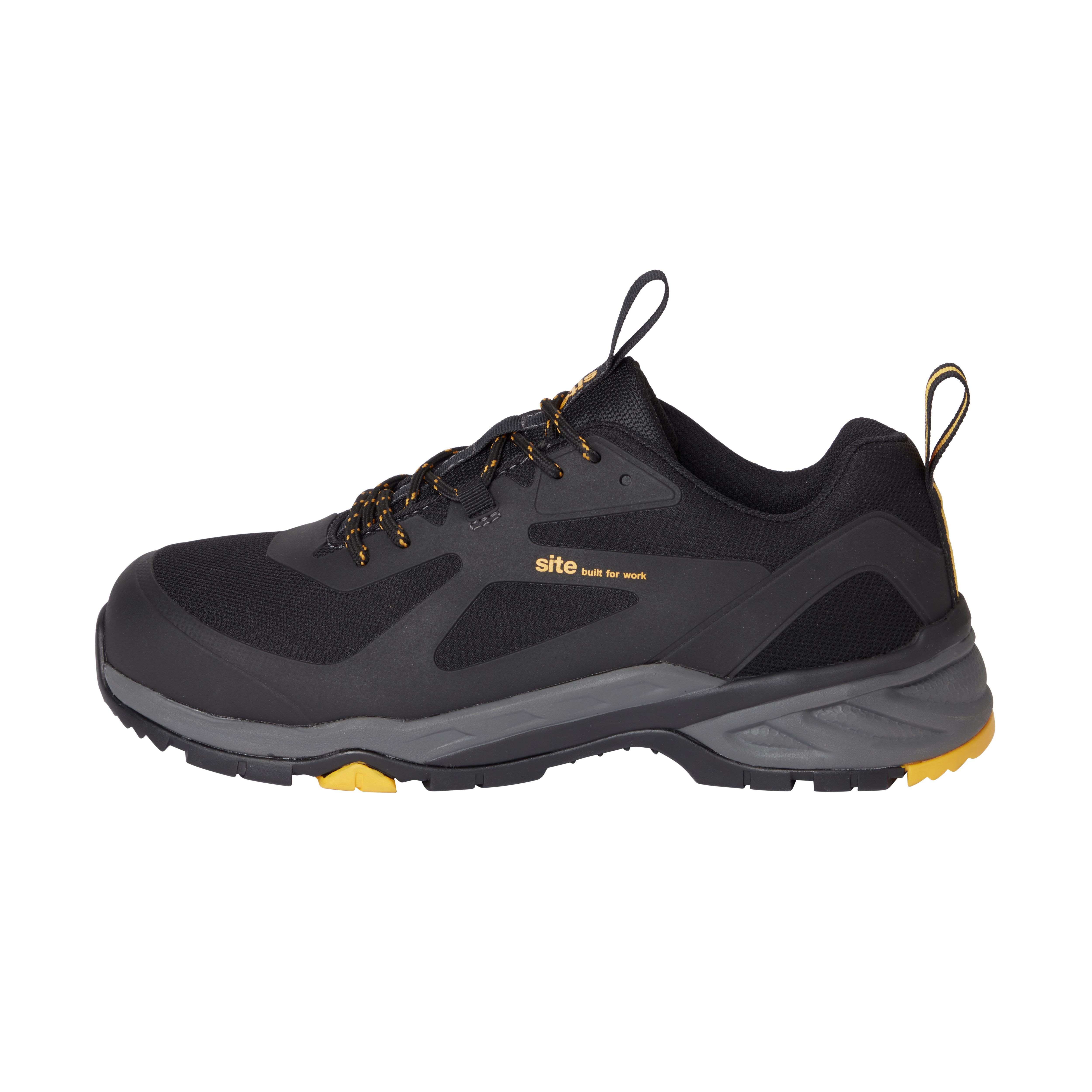 Site Jarosite Black Safety trainers, Size 9