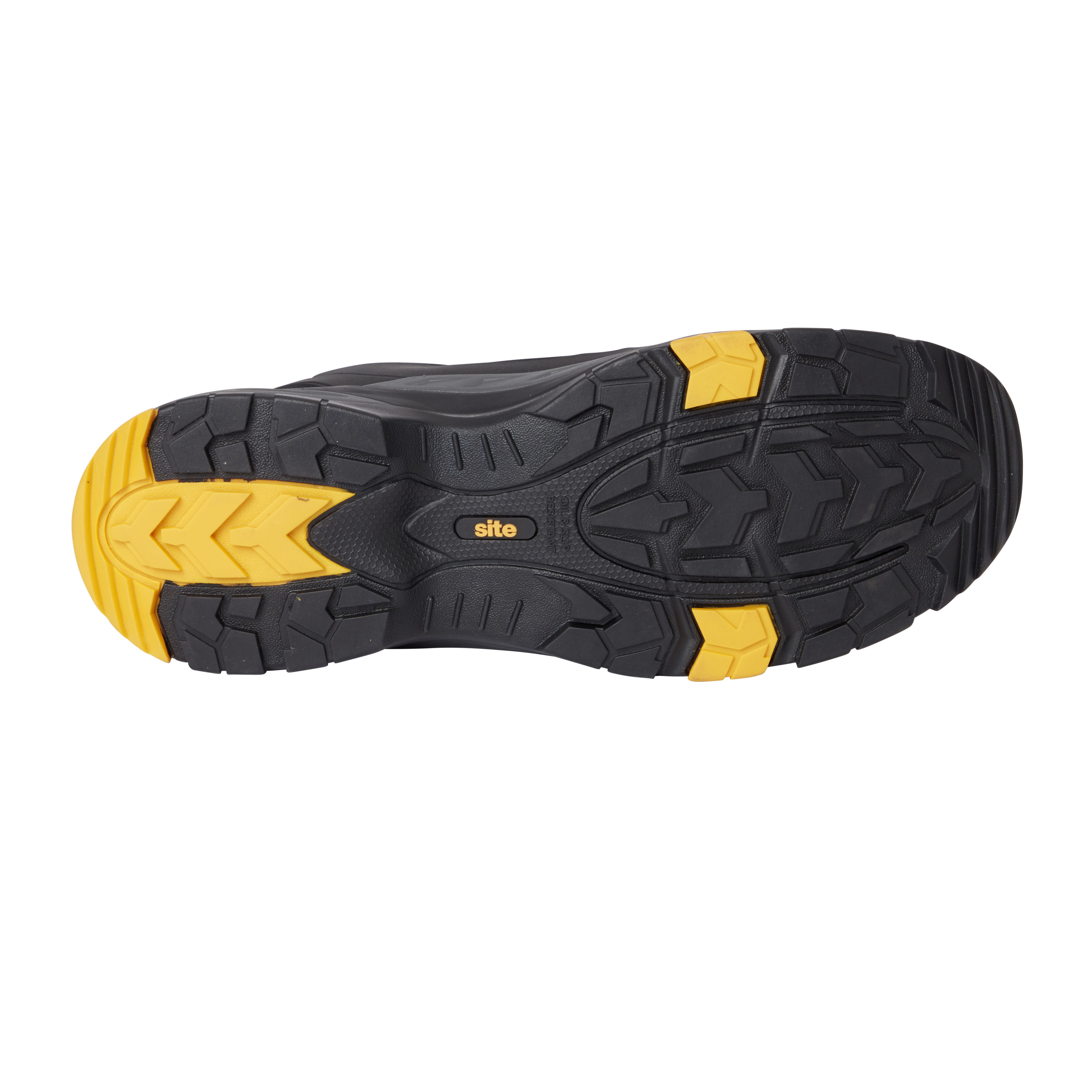 Site Jarosite Black Safety trainers, Size 9
