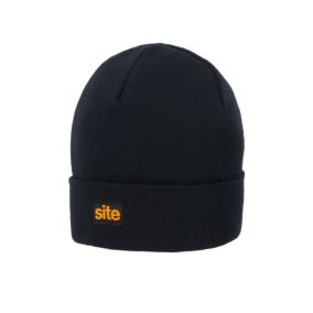 Site Kendry Black Knitted Hat, One size