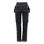 Site Kilani Black & grey Women's Trousers, Size 6 L31"