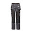 Site Kirksey Grey & black Men's Holster pocket trousers, W34" L32"