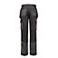 Site Kirksey Grey & black Men's Holster pocket trousers, W38" L32"
