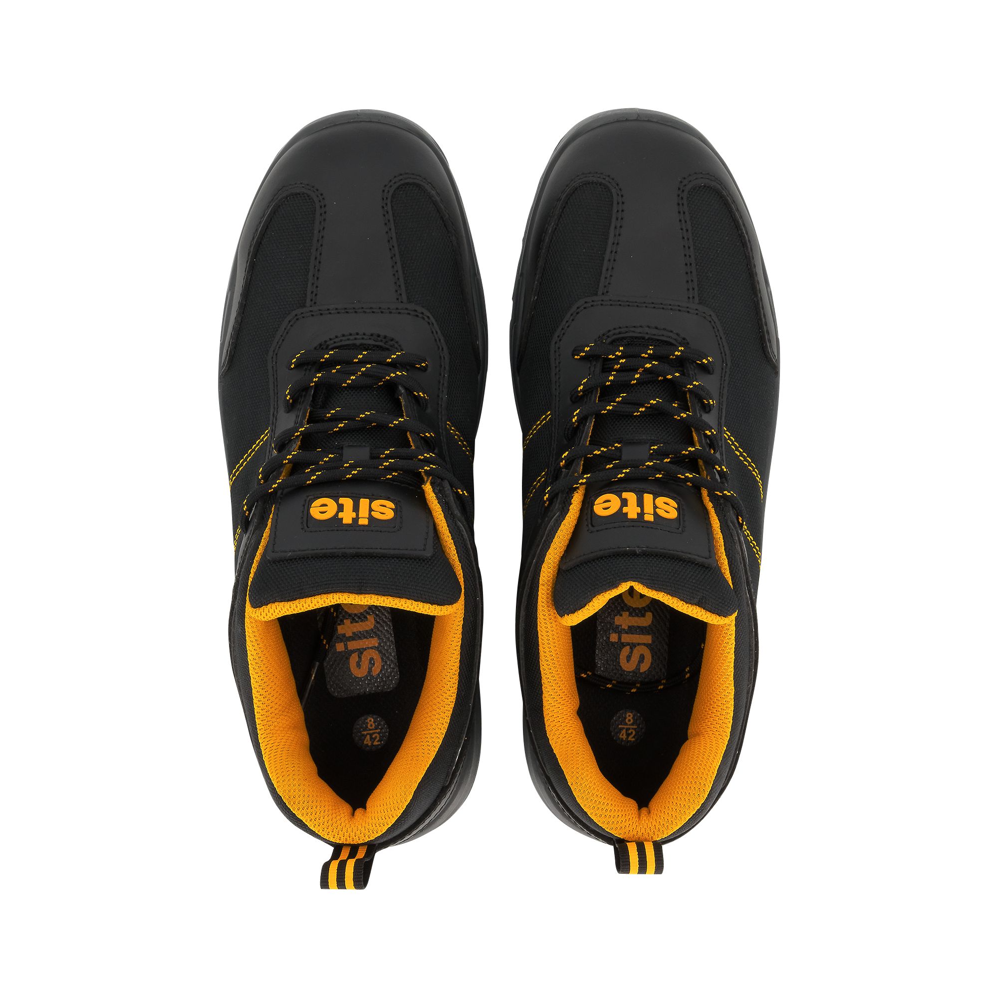 Site Lacasse Black Safety trainers, Size 8