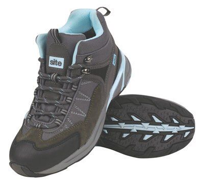 Site Ladies Blue Ladies safety boots, Size 7