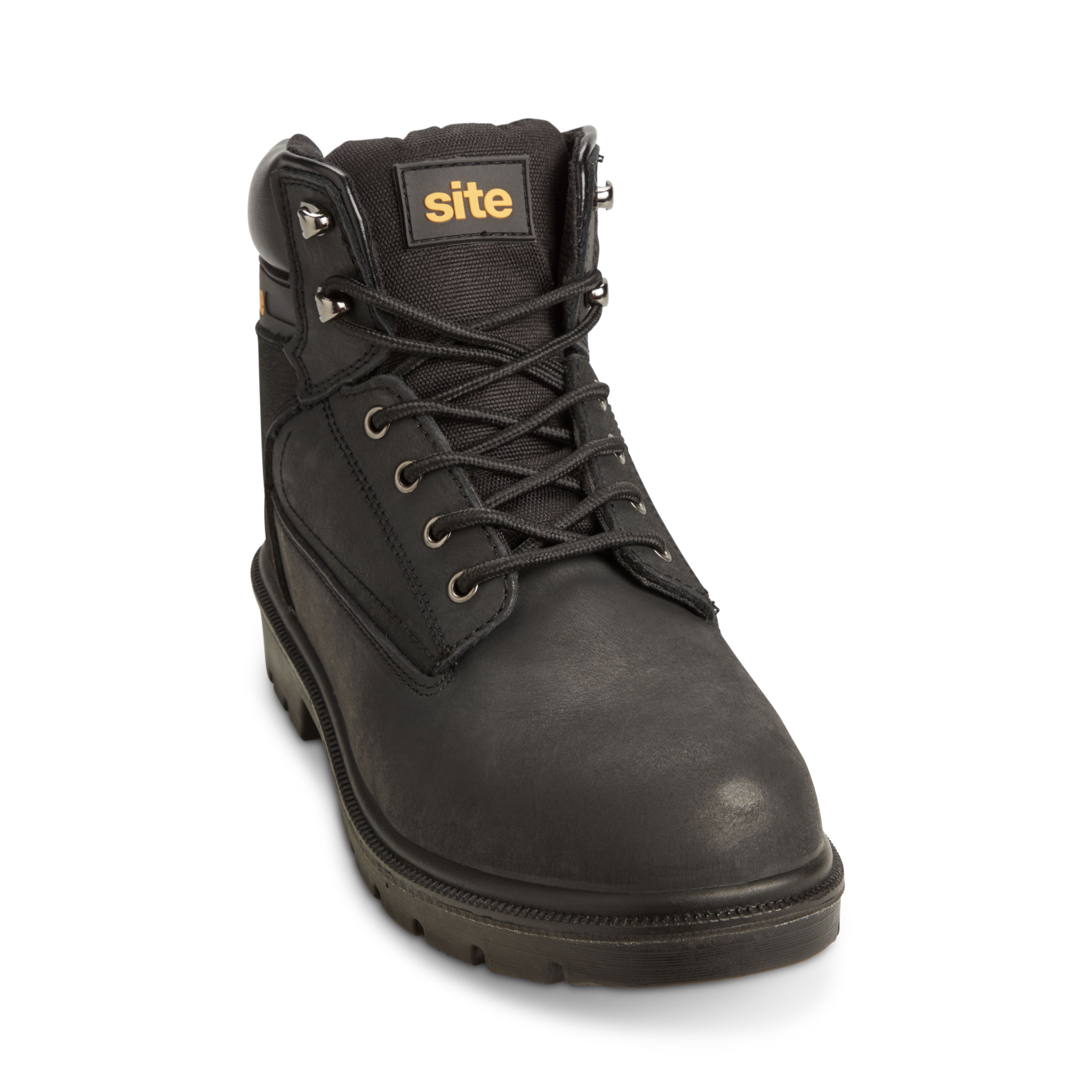 Site Marble Men's Black Safety boots, Size 8