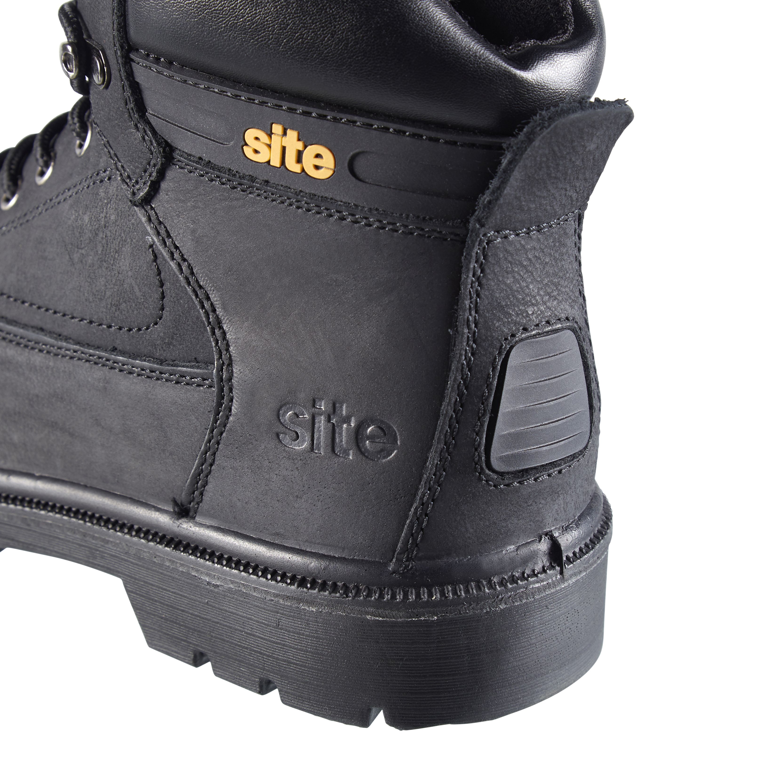 Site Marble Men's Black Safety boots, Size 8