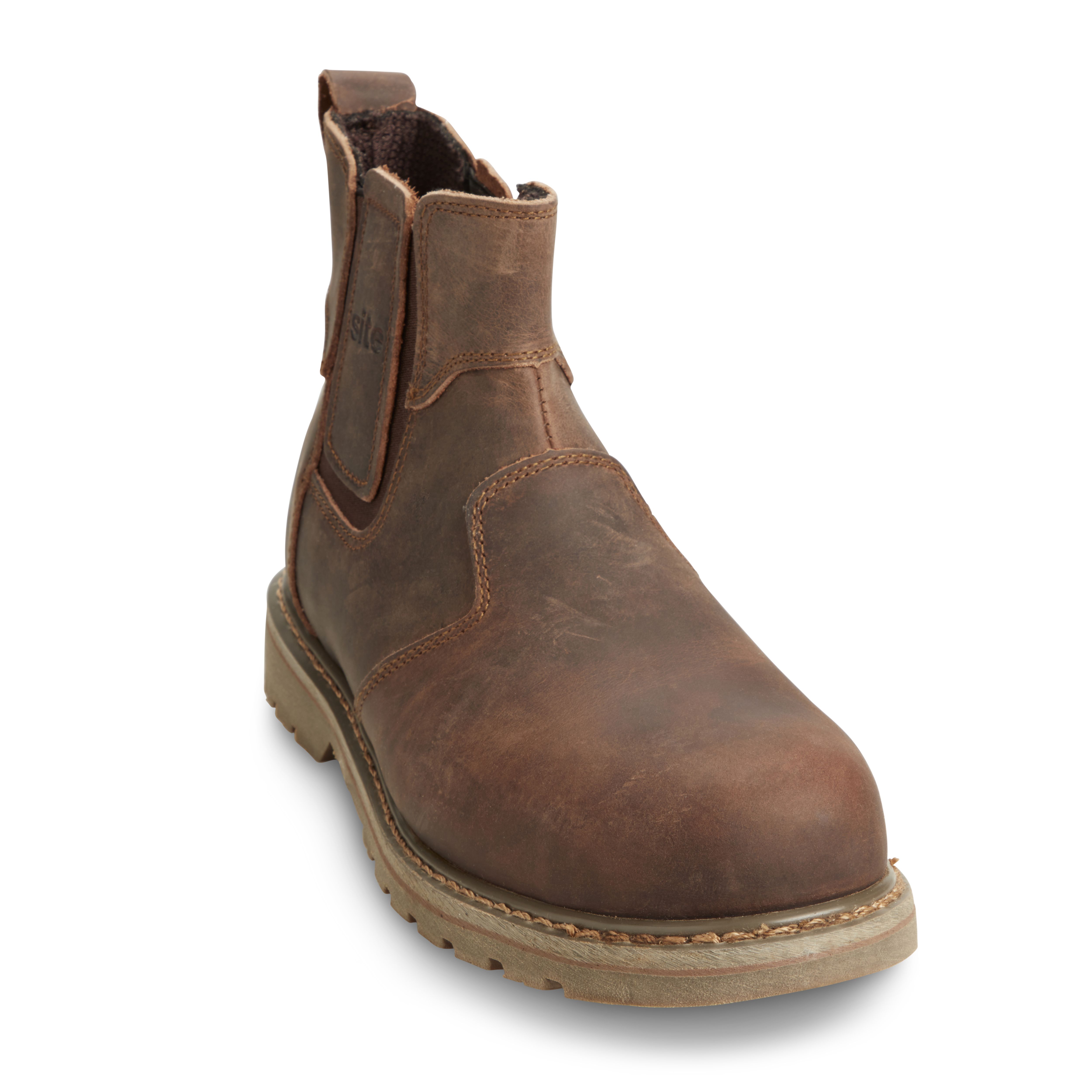 Site Mudguard Brown Dealer boots, Size 11
