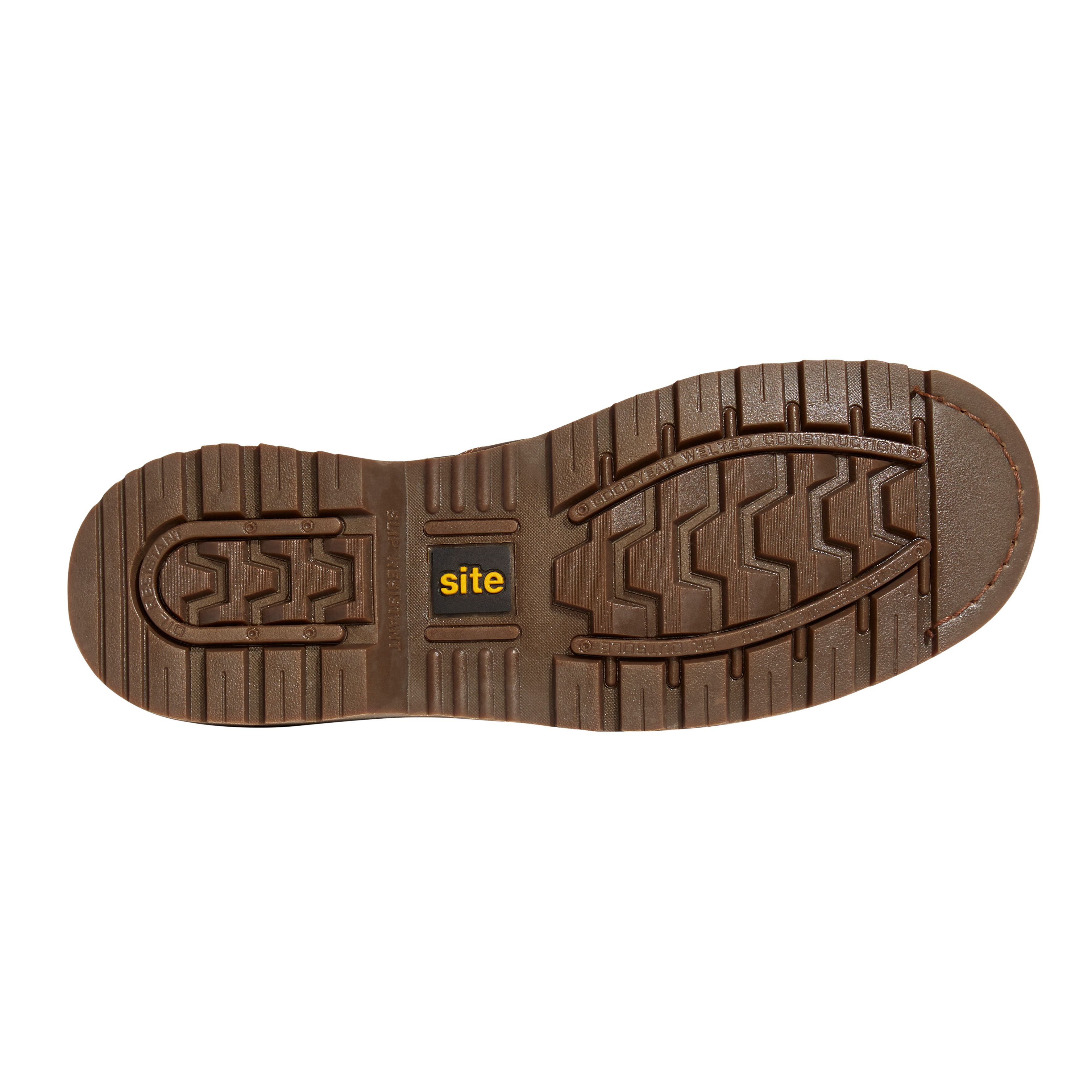 Site Mudguard Brown Dealer boots, Size 8