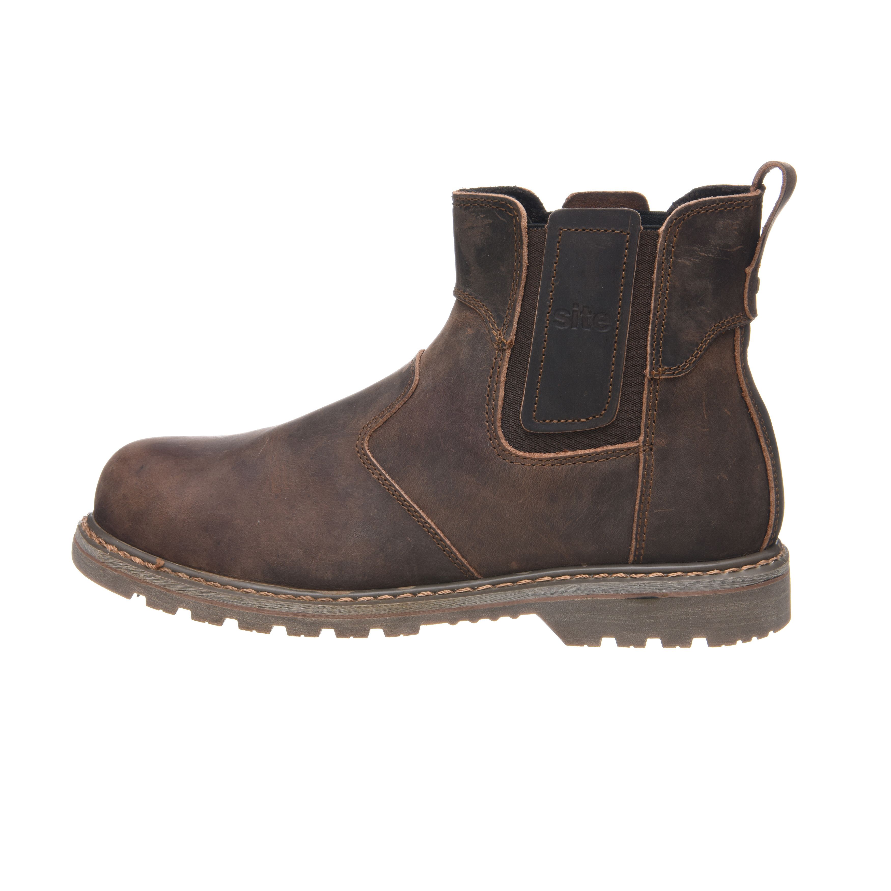 Site Mudguard Brown Dealer boots, Size 9