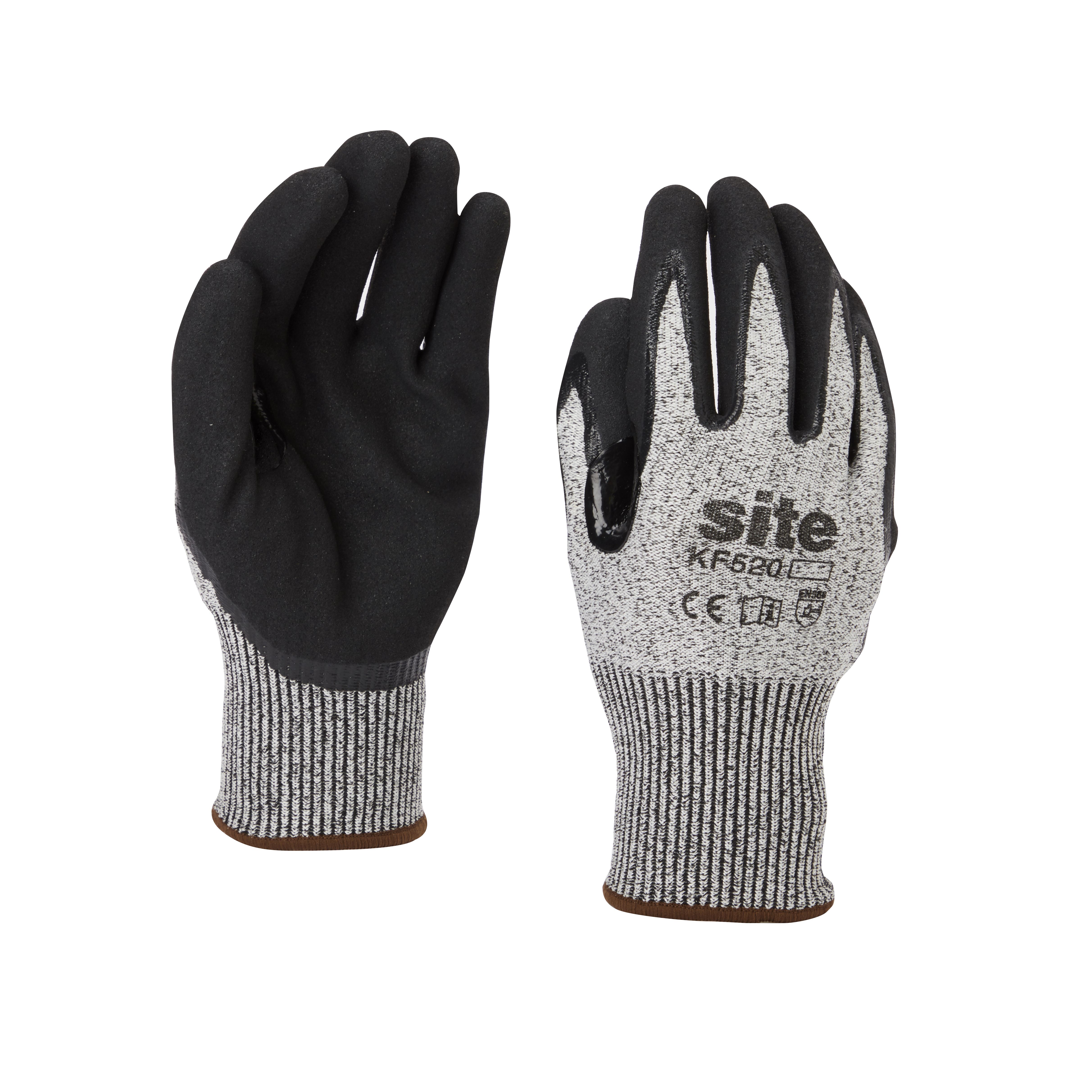Site Nitrile Cut resistant gloves, Large
