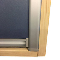 Site Not remote controlled Blue Blackout Roller Roof window blind (W)78cm (L)140cm