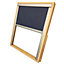 Site Not remote controlled Blue Blackout Roof window blind (W)78cm (L)118cm
