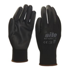 Site Nylon Black General handling gloves, Medium