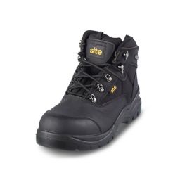 Site Onyx Men's Black Safety boots, Size 10