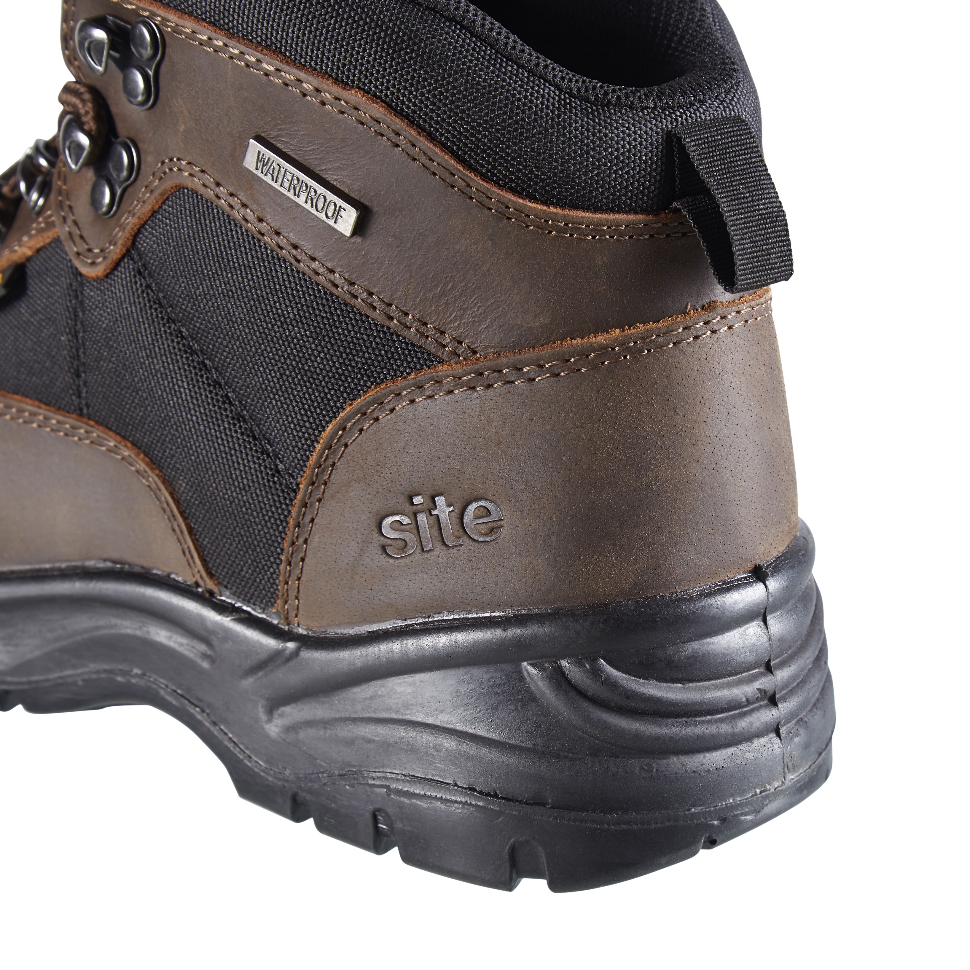 Site Onyx Men's Brown Safety boots, Size 10