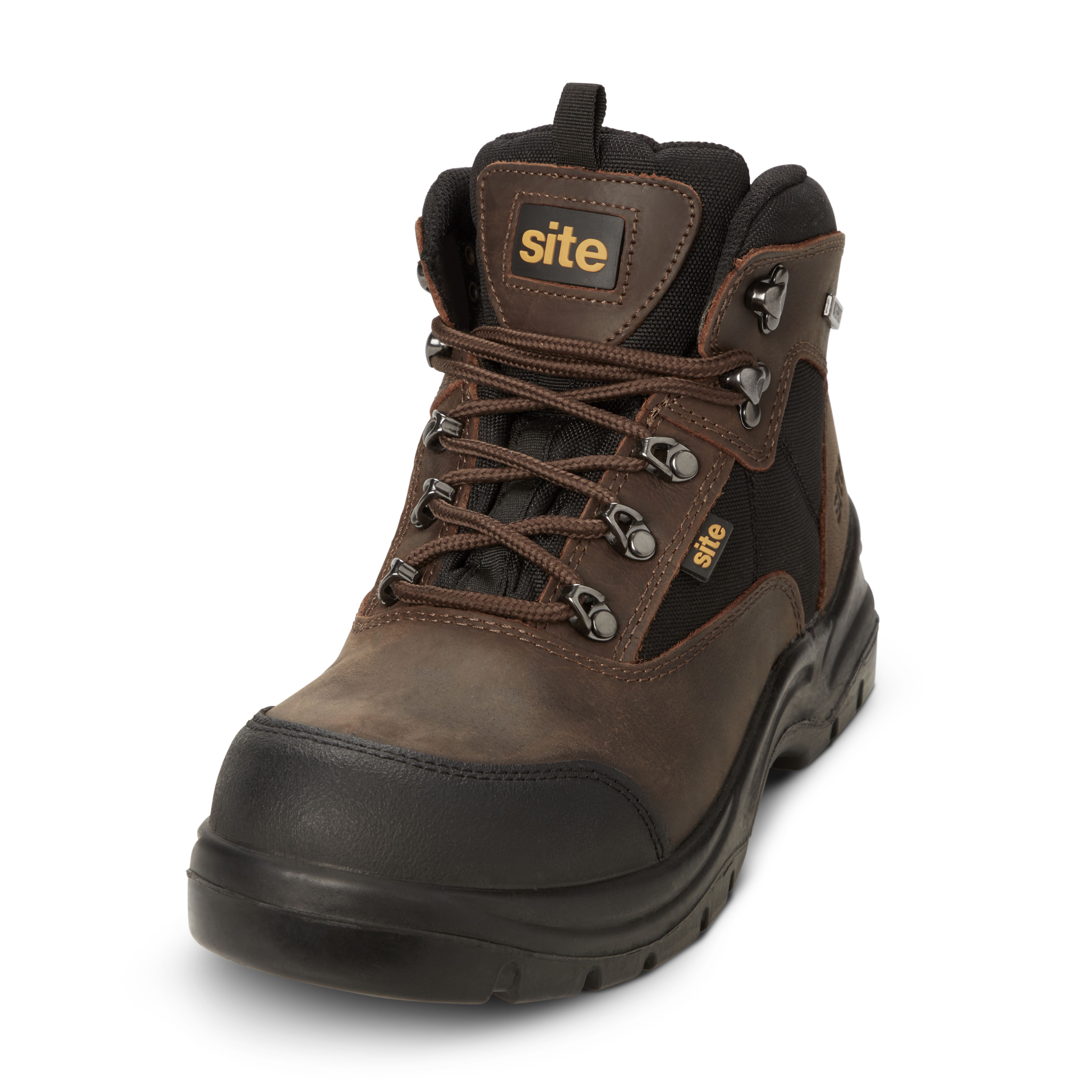 Site Onyx Men's Brown Safety boots, Size 9