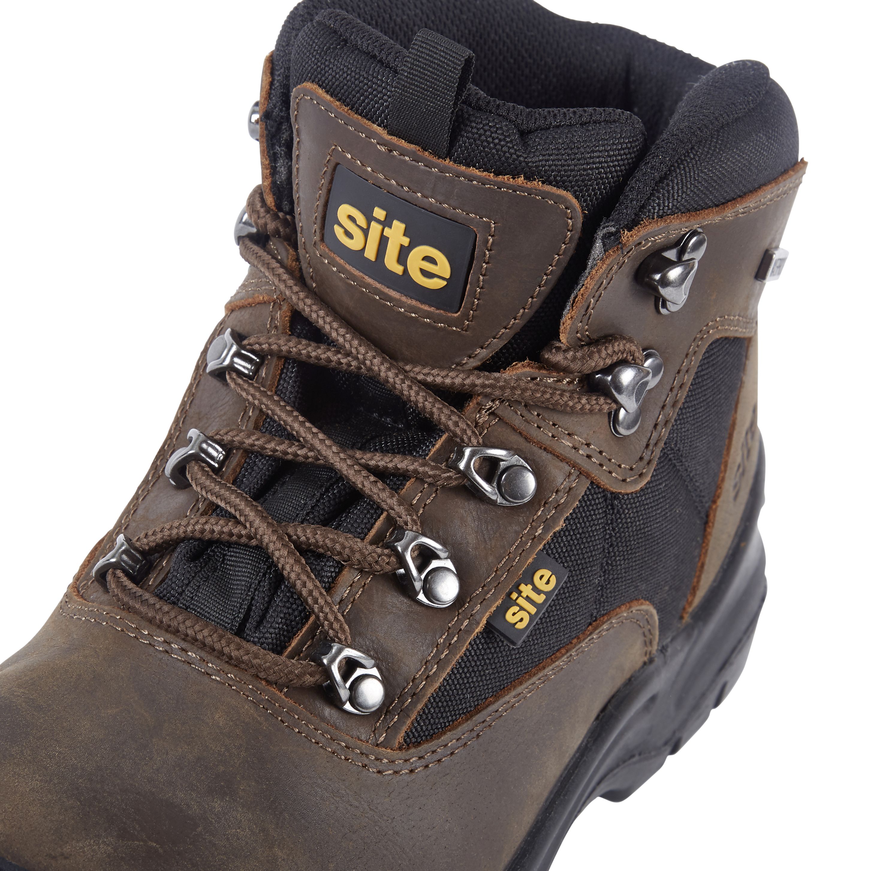 Site Onyx Men's Brown Safety boots, Size 9