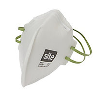 Site P1 Unvalved Disposable dust mask SRE435, Pack of 10