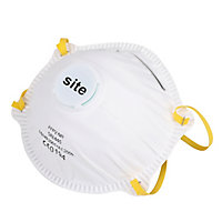 Site P2 Valved Disposable dust mask SRE445, Pack of 2