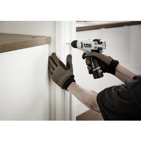 Site Polyester (PES) & polyurethane (PU) Black & grey Specialist handling gloves, Medium