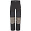 Site Ridgeback Black & grey Men's Multi-pocket trousers, W30" L32"
