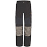 Site Ridgeback Black & grey Men's Multi-pocket trousers, W36" L32"