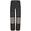 Site Ridgeback Black & grey Men's Multi-pocket trousers, W40" L32"