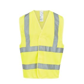 Site Rushton Yellow Hi-vis waistcoat, Large/X Large