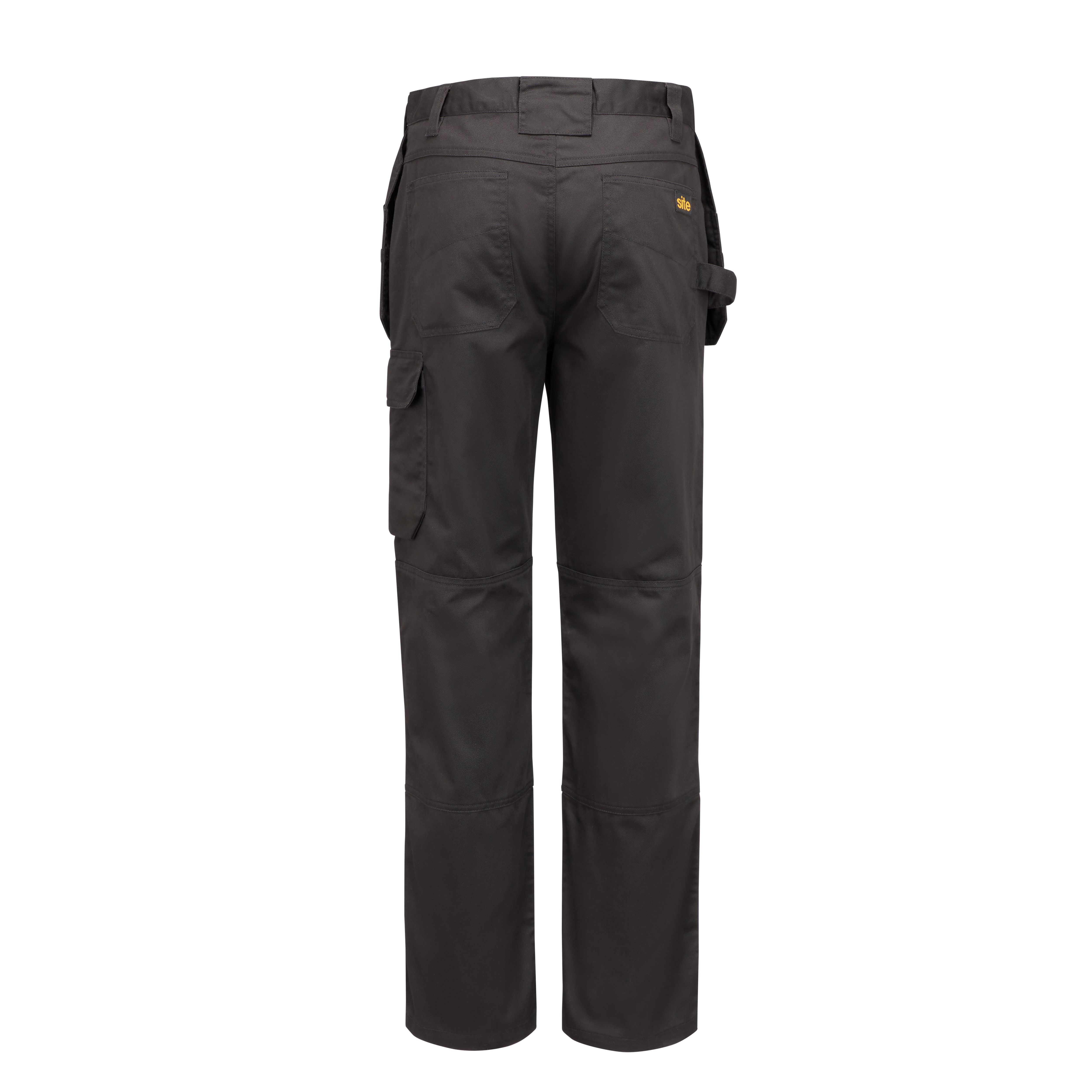 Arco Responsible Men’s Black Cargo Trousers with Kneepad Pockets