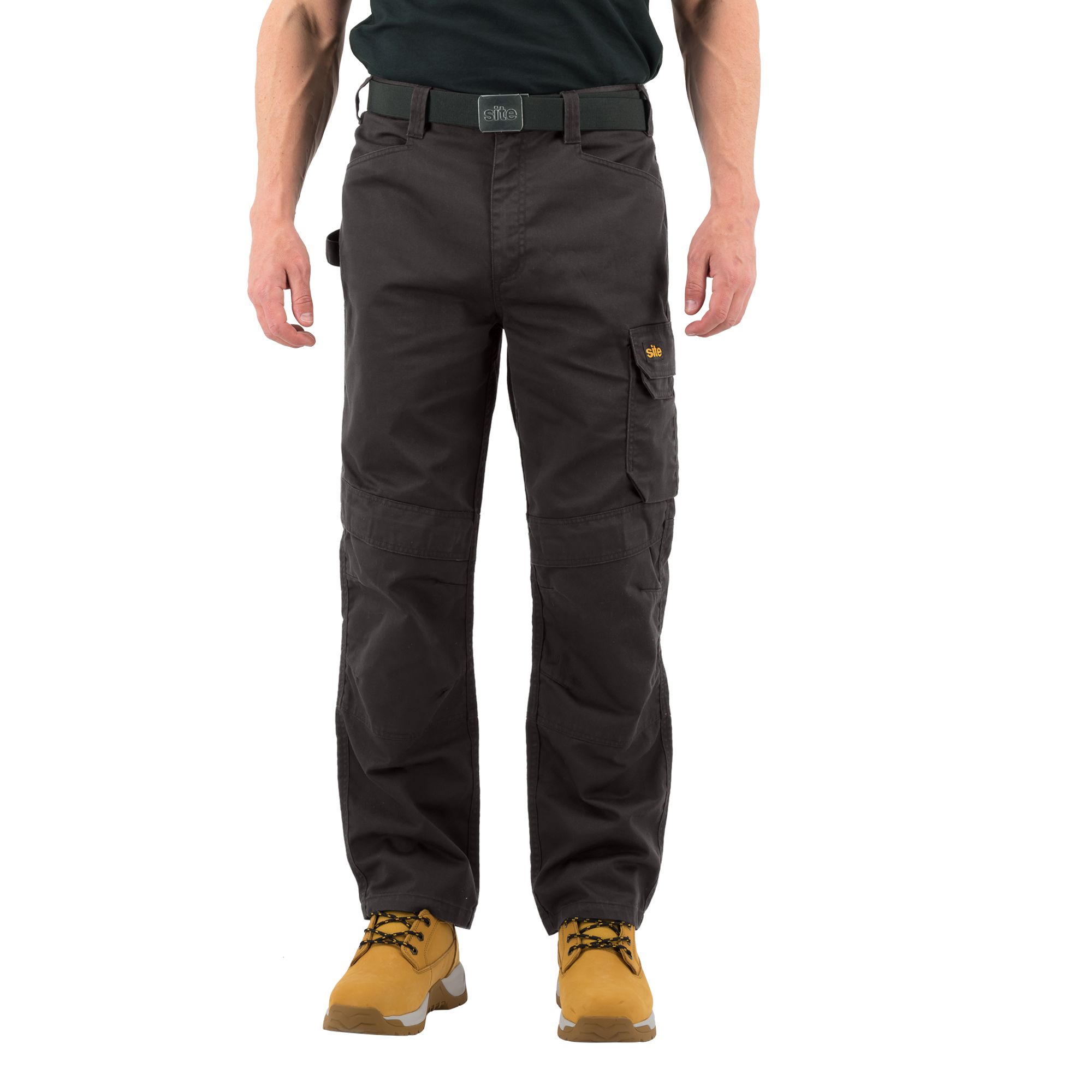 Site Sember Black Men's Multi-pocket trousers, W32