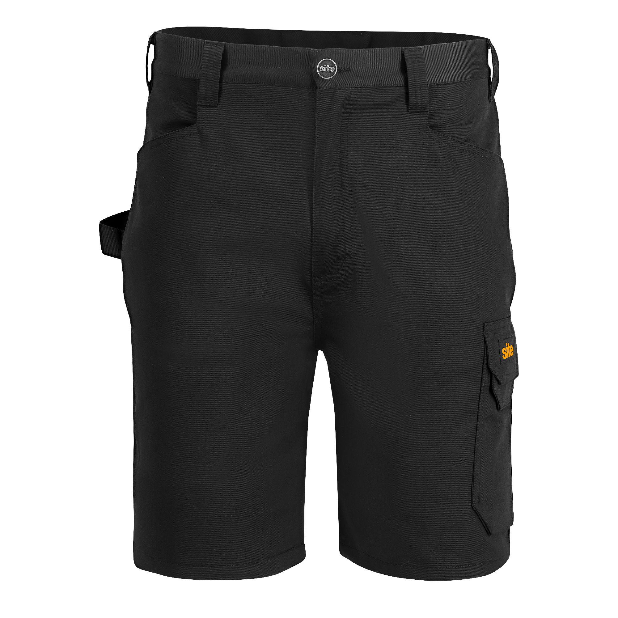 Men Embroidery Shorts - Black - SM2509148B