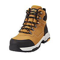 Site Stornes Men's Tan Safety boots, Size 8